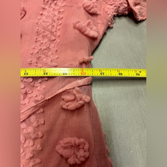 Andree By Unit Embellished Textured Womens Dress Size Large‎ Pink - Picture 9 of 11